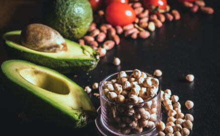 Chickpeas, Avocado, Tomatoes