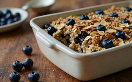 baked blueberry oatmeal